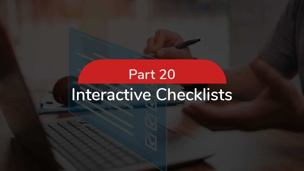 Interactive-Checklists
