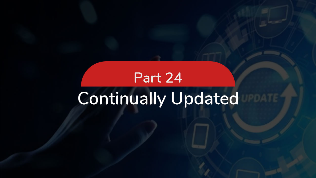 Continually Updated